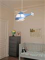 Kid's room decoration lamp ceiling light BLUE HELICOPTER