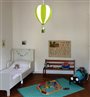 Luminaire suspension decoration chambre enfant MONTGOLFIÈRE vert pomme