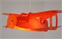 lampe plafonnier suspension enfant avion orange