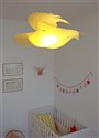 Lampe lustre plafonnier suspension chambre enfant bébé COLOMBE JAUNE OR
