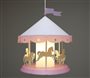 Lamp ceiling light for kids PINK CAROUSEL