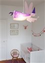 fairy ceiling light pink and purple kids room little girls