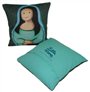 BLUE LITTLE MONA CUSHION FRONT AND BACK