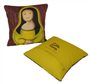 LIME LITTLE MONA CUSHION FRONT AND BACK