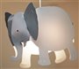 Kid's bedroom ceiling light LIGHT GREY ELEPHANT Lamp