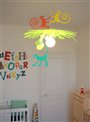 Kid's room decoration lamp ceiling light LAGOON BLUE MONKEYS