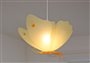 Lampe plafonnier suspension enfant fille PAPILLON jaune et orange