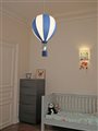 Lampe plafonnier suspension chambre enfant garçon MONTGOLFIERE BLEUE