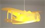 Kid's ceiling light YELLOW AIRPLANE Lamp