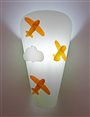 Lamp Wall lamp for kids ORANGE LITTLE PLANES