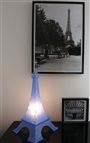 Kid's bedroom bedside lamp EIFFEL TOWER BLUE