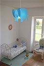 lampe plafonnier suspension chambre enfant bébé garçon Éléphant turquoise