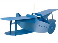 Lampe suspension enfant AVION BLEU