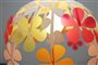 Lampe suspension pour enfant Bouquet de Fleurs Ivoire et Multicolore