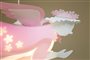 lampe suspension chambre pour enfant Ange rose