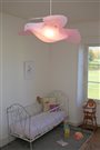Lampe plafonnier suspension chambre enfant bébé fille COLOMBE ROSE