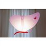 Lampe plafonnier suspension enfant fille PAPILLON rose 