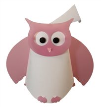 OWL wall lamp PINK