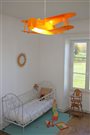 Lampe suspension chambre enfant garçon avion MANGUE