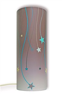 Lampe de chevet ETOILES FILANTES CHOCOLAT