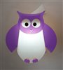 Kid's wall lamp PURPLE OWL light