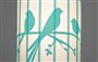 Zoom Lampe plafonnier suspension enfant CAGE AUX OISEAUX TURQUOISE