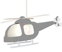 HELICOPTER Ceiling Light GREY