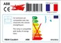 luminaire suspension avion rouge