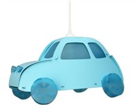 Lampe suspension enfant VOITURE TURQUOISE