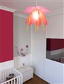 lampe plafonnier suspension chambre enfant fille Fleur fushia et lilas