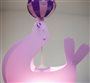 Kid's bedroom ceiling light PINK and PURPLE Balloon SEA-LION Lamp