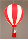 Lampe plafonnier suspension enfant MONTGOLFIERE ROUGE