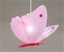 Zoom Lampe plafonnier suspension enfant fille PAPILLON rose