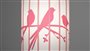 Zoom Lampe suspension pour enfant fille CAGE AUX OISEAUX ROSE