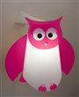 Kid's bedroom wall lamp FUSHIA OWL Light