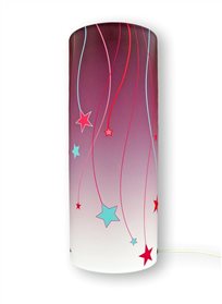 Lampe de chevet ETOILES FILANTES VIOLETTE