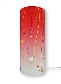 Lampe de chevet ETOILES FILANTES FRAISE
