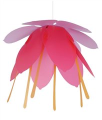 Lampe suspension enfant FLEUR FUSHIA