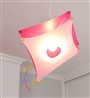 lampe suspension enfant Cerf-volant rose