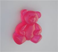 Poignée de meuble NOUNOURS FUSHIA