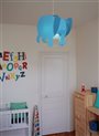 Lamp TURQUOISE ELEPHANT ceiling light