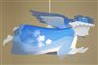 lampe suspension pour enfant Ange Bleu