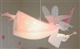 Lampe plafonnier suspension enfant fille FEE BLANCHE et ROSE