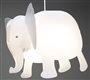 Lampe plafonnier suspension chambre d'enfant ELEPHANT BLANC