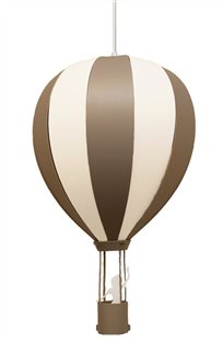 Lampe suspension enfant MONTGOLFIERE GRISE