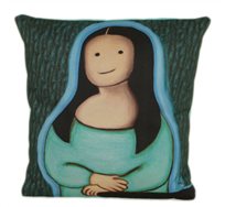 Coussin de déco LITTLE MONA Bleu