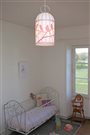 Lampe plafonnier suspension chambre enfant fille CAGE AUX OISEAUX ROSE