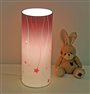 Kid's bedroom bedside deco lamp FALLING STAR PURPLE