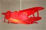 Kid's bedroom ceiling light RED AIRPLANE Lamp