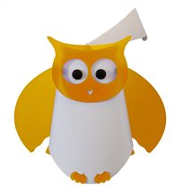 OWL wall lamp ORANGE